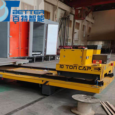 320ton Electric Transfer Rail Motorized Flat Cart for Metal Casting