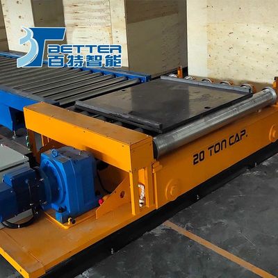 Factory Material 25 Ton Rail Over Straddle Transfer Cart For Merchandise