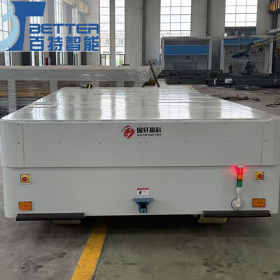 Large Table Cart Motorized Material Transfer Trolley In Crane Industry