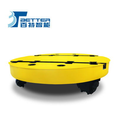 Carrying Large Equipment Custom Remote Control Rail Turntable and Electric Transfer Cart