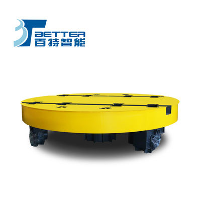 Carrying Large Equipment Custom Remote Control Rail Turntable and Electric Transfer Cart