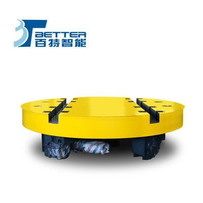 Carrying Large Equipment Custom Remote Control Rail Turntable and Electric Transfer Cart
