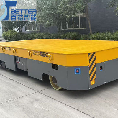 65-ton Load Capacity Anti-Explosion Heat-Resistant Battery-Powered Trackless Transfer Cart for Material Handling