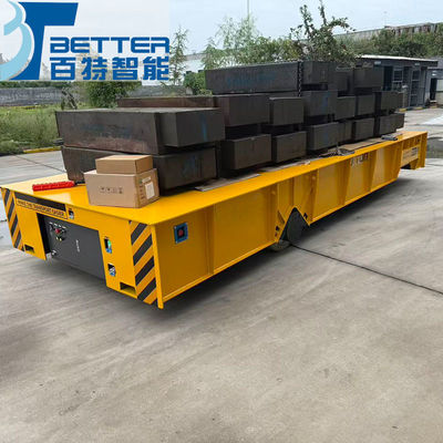 Heavy Duty 300ton Load Capacity Anti-Explosion Battery-Powered Transfer Cart with 360 Degree Rotation