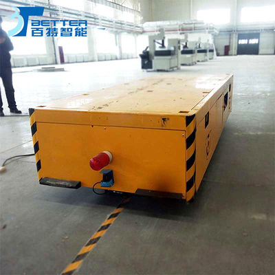 Motorized Transfer Cart Electric Transport Bogie for Heavy Duty Cargo