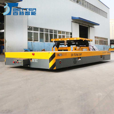 1-300 Ton Assembly Line Trackless Transfer Cart Battery Power With Lift Table
