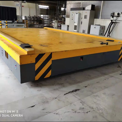 5-50 Ton Heavy Industrial Transfer Trackless Steel Coil Transfer Electric Flat Cart