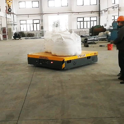 Self-Driven Heavy Load Transfer Cart for Factory Material Transport