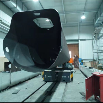 China Supplier Electric Industry Material Transfer Cart Moving on Rail