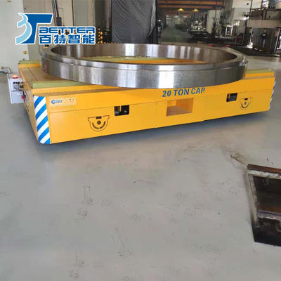 Trackless Transfer Cart for Industrial Material Transport with Battery Power