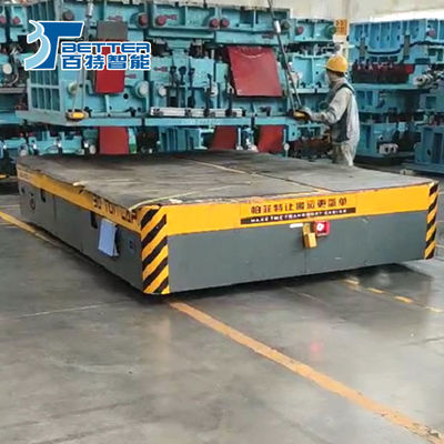 Good Quality Battery Operated Trackless Transfer Trolley For Handling Heavy Material