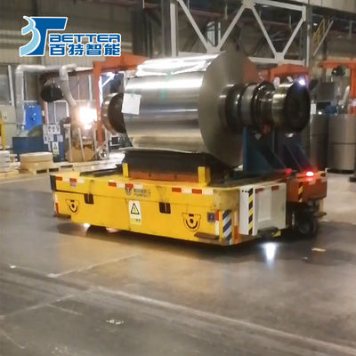 Shipbuilding Trackless Transfer Cart With High Torque Motor Drive Anti Explosion