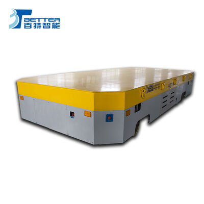 Rubber Wheel Rail Guided Automated Guided Vehicle for Heavy Duty Material Transportation with Customized Options