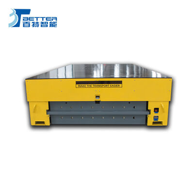 Omnidirectional Transfer Cart Steerable Electric Trolley Powered By Battery For 360 Degree Rotation And Heavy Load Transport